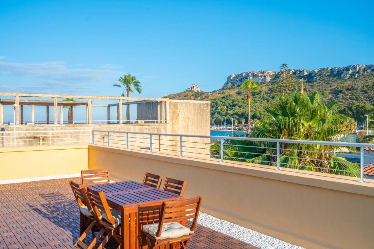 Ferienwohnung Terrazza Sella Del Diavolo - Vista Mare - Wifi Ac Cagliari Exterior foto