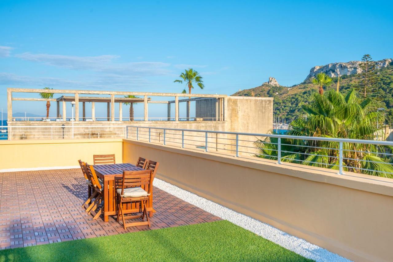 Ferienwohnung Terrazza Sella Del Diavolo - Vista Mare - Wifi Ac Cagliari Exterior foto