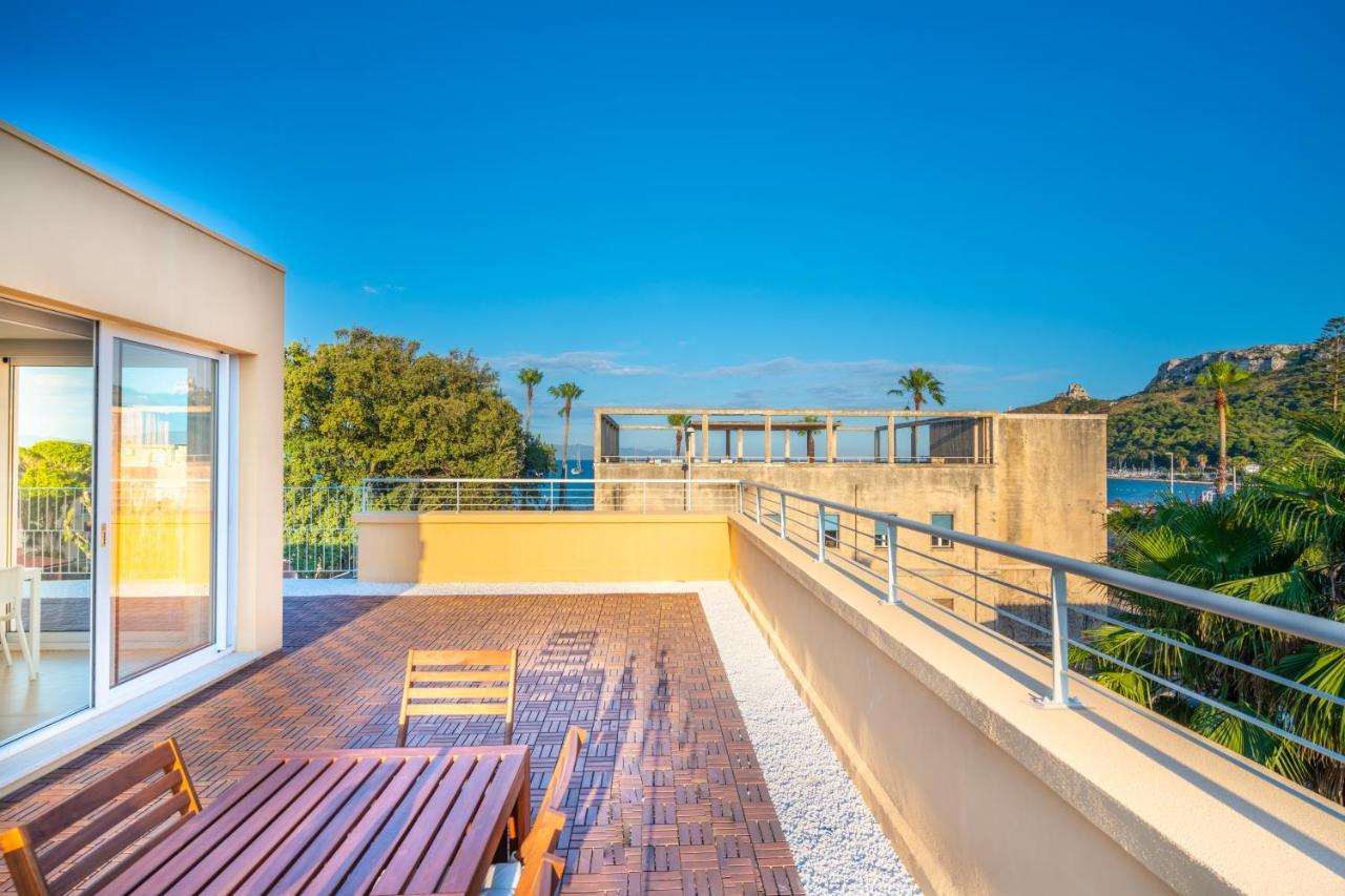 Ferienwohnung Terrazza Sella Del Diavolo - Vista Mare - Wifi Ac Cagliari Exterior foto