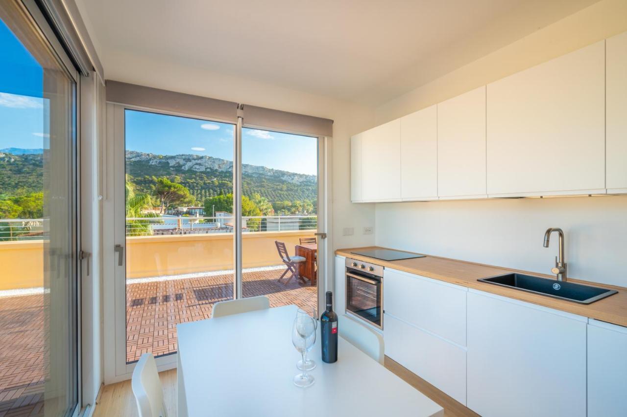 Ferienwohnung Terrazza Sella Del Diavolo - Vista Mare - Wifi Ac Cagliari Exterior foto