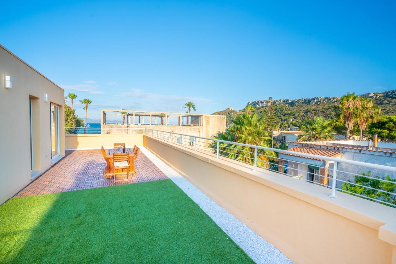 Ferienwohnung Terrazza Sella Del Diavolo - Vista Mare - Wifi Ac Cagliari Exterior foto